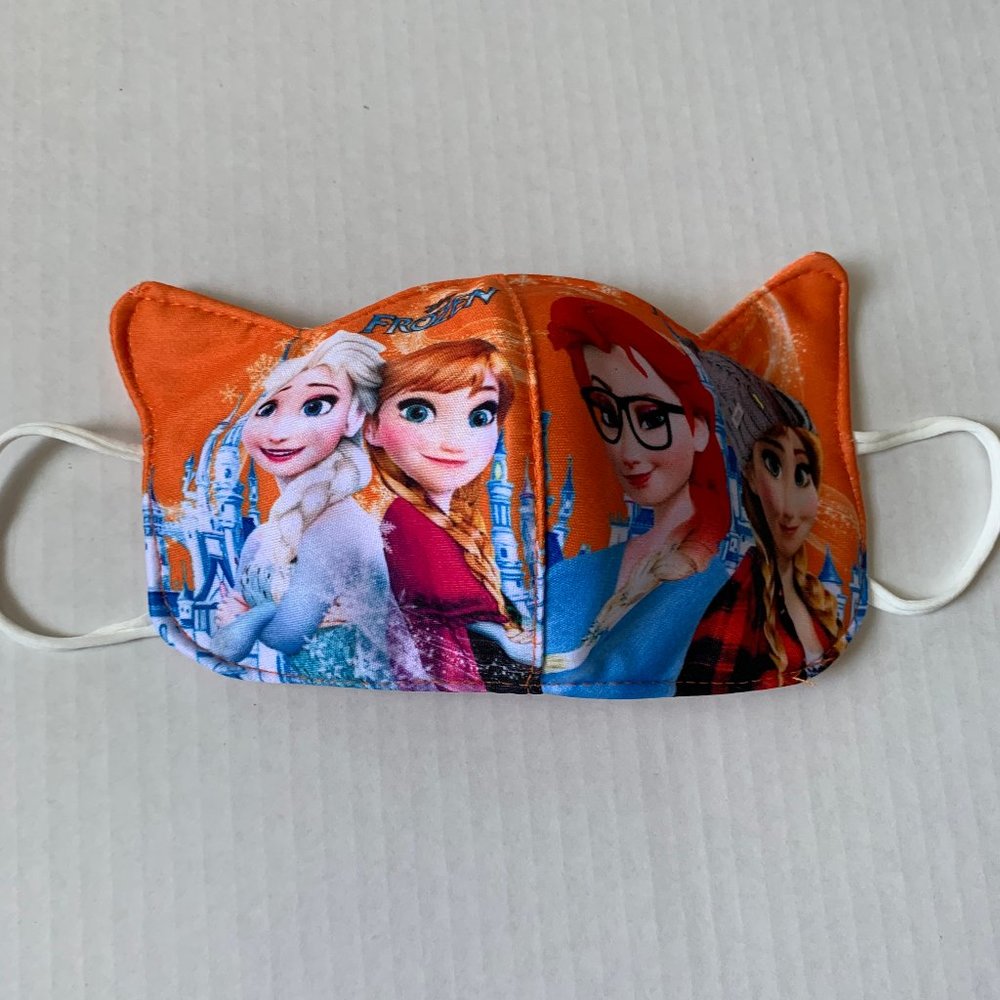 Kids Face Mask (7-15 years Old) Orange